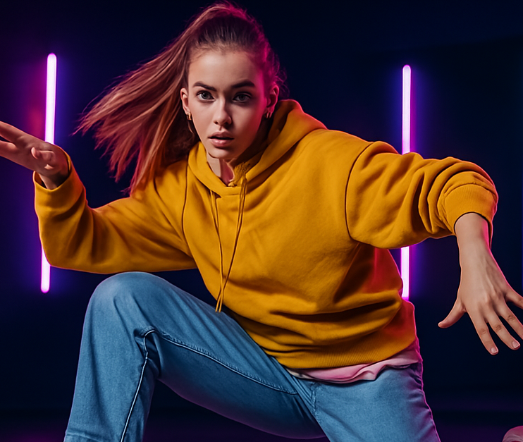 <span style="font-weight: bold;">УЛИЧНЫЕ ТАНЦЫ / ВСЕ СТИЛИ -</span>это не стиль танца, а целая смесь современных танцевальных направлений, собранных вместе. Здесь и кач из хип-хопа, прыжки из хауса, чёткие движения из клубных танцев и пластика движений. Так же добавлены элементы джаза, фанка, дэнсхола. И совсем не обязательно, что в одной танцевальной связке будут присутствовать все танцы. Это может быть сочетание двух-трёх.